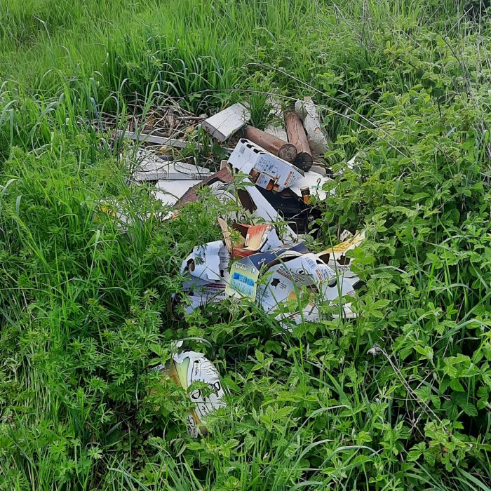 La campagne n'est pas une déchetterie.